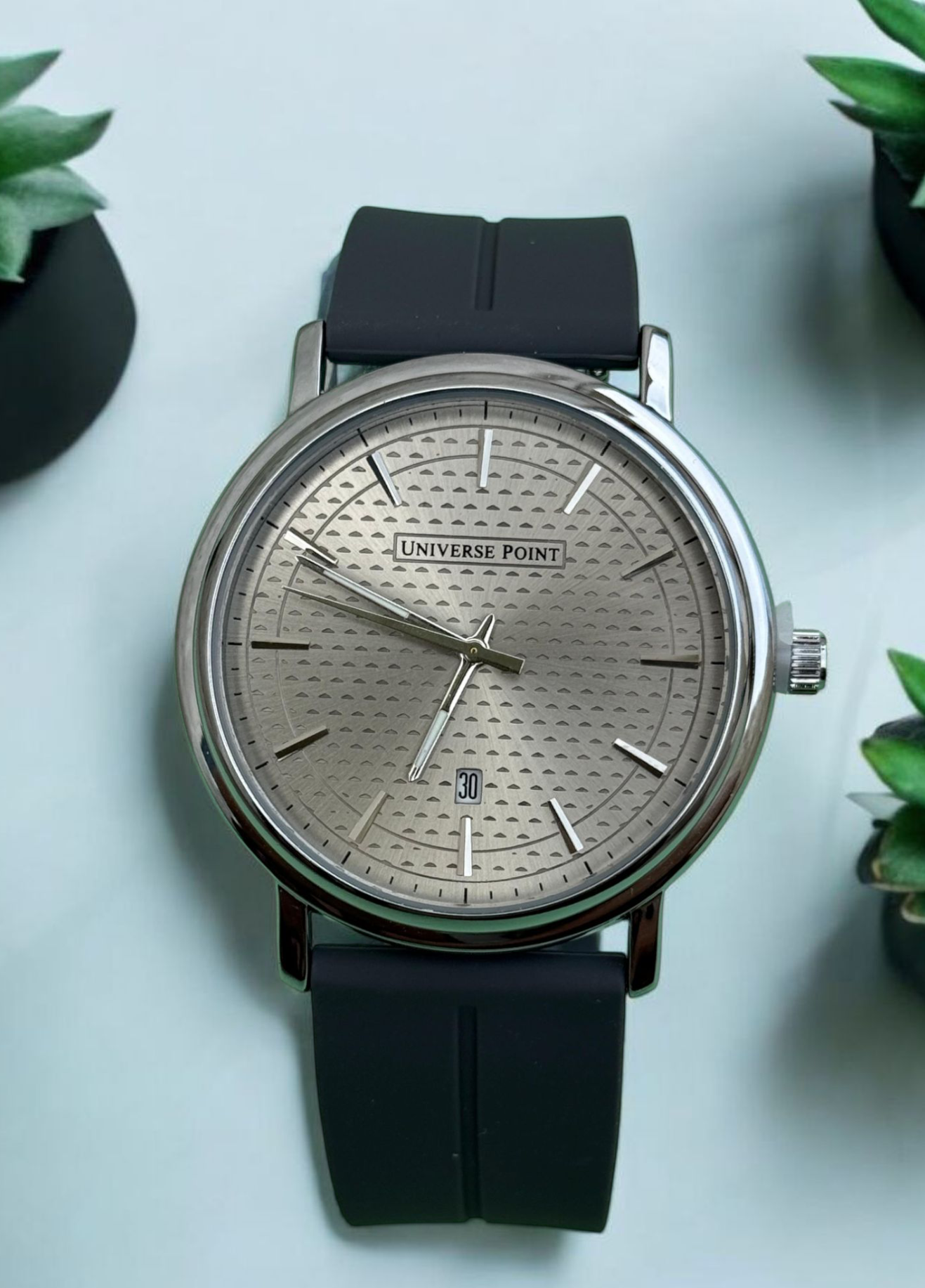 Universe Point Magnetic Lock Watch - Premium Silicon Straps Watch