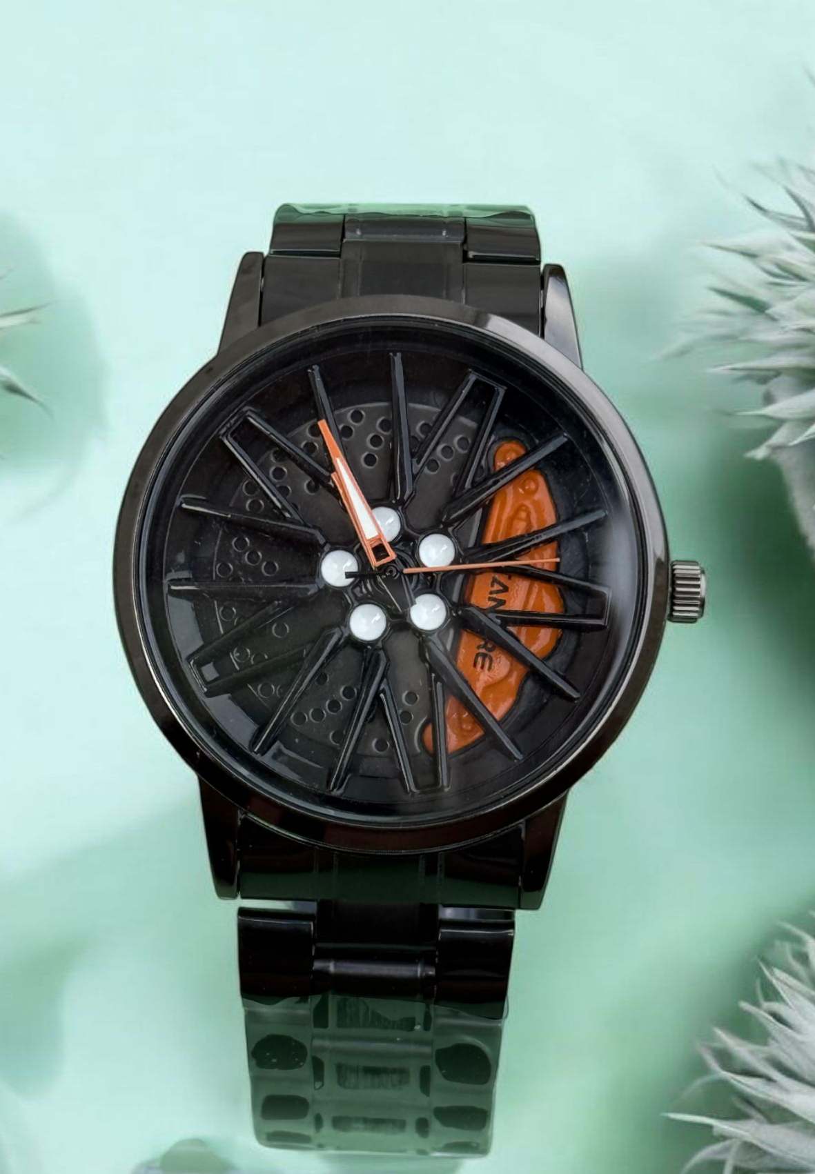 Tankre Wheel Watch Rotation Wheel - Luxury Men's Watch Stainless Steel Watch