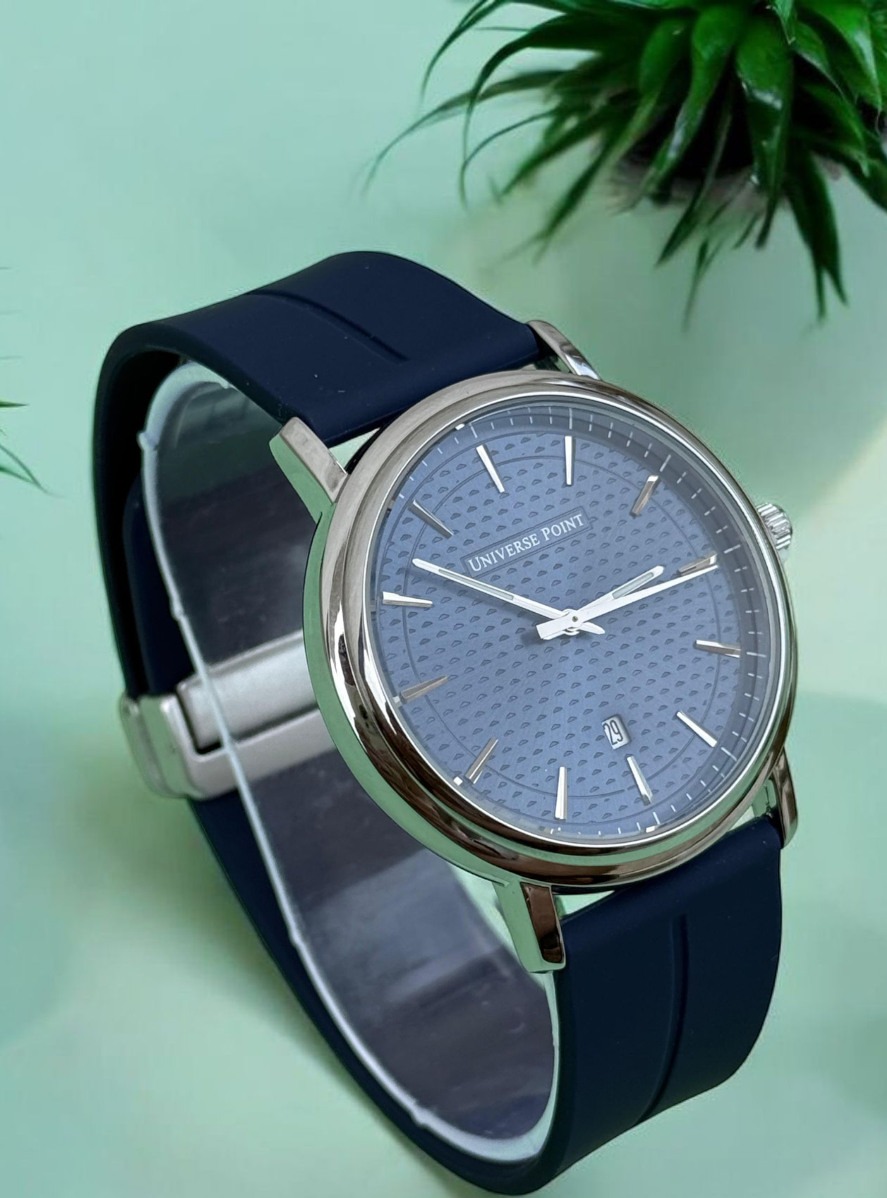 Universe Point Magnetic Lock Watch - Premium Silicon Straps Watch