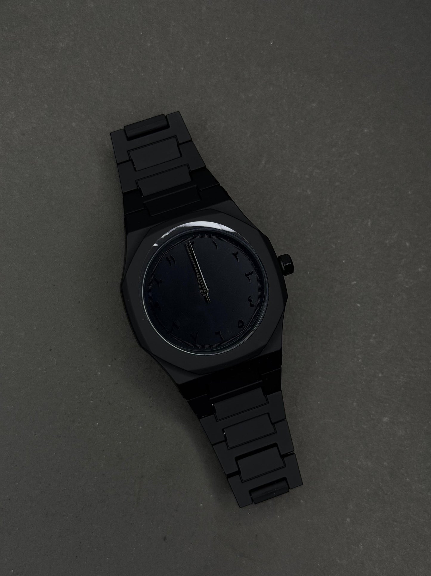 Black Aura Watch – Waterproof with Microfiber Bracelet