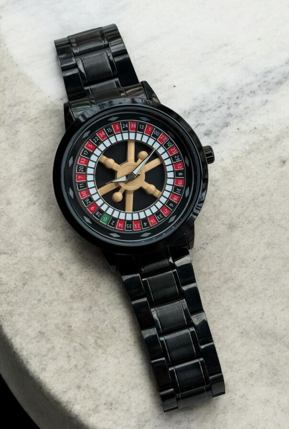 Rotating Dial Watch - Durabale Stainless Steel Bracelet