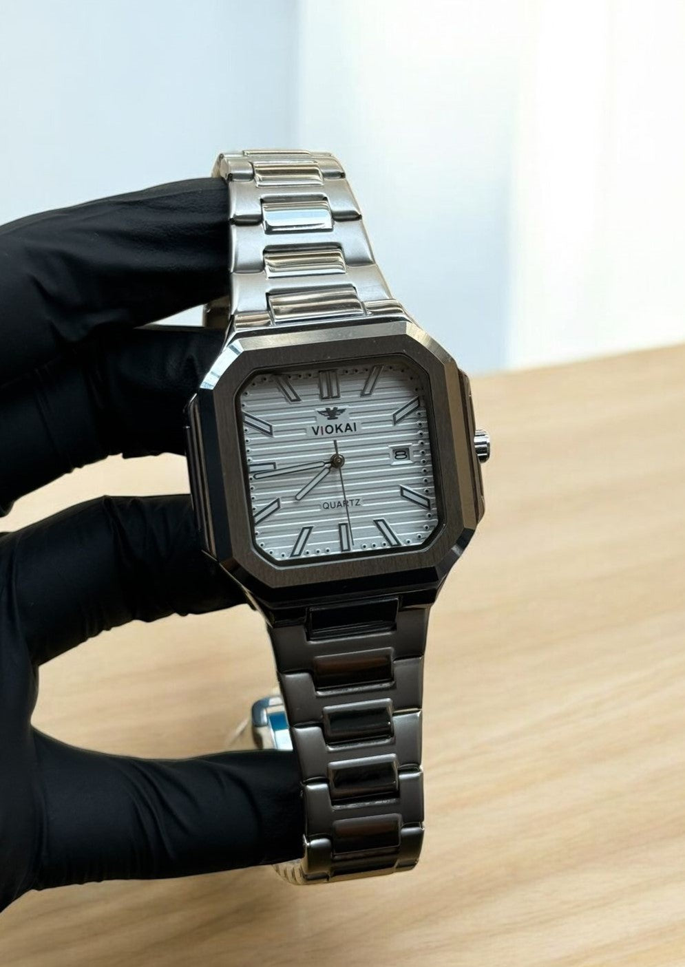 Viokai Square Dial Watch - The Old Money Style