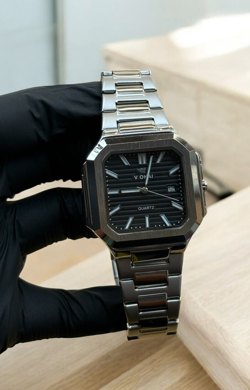 Viokai Square Dial Watch - The Old Money Style