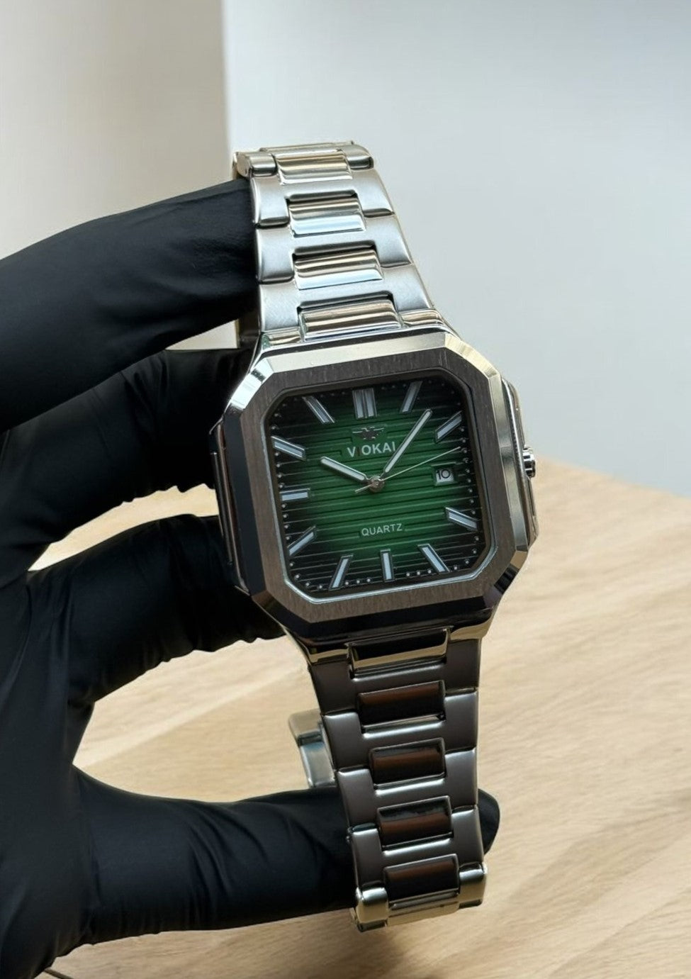 Viokai Square Dial Watch - The Old Money Style