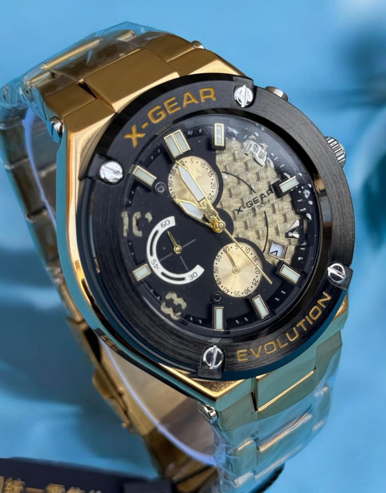 X-Gear Chronogram Men,s Watch - Stainless Steel
