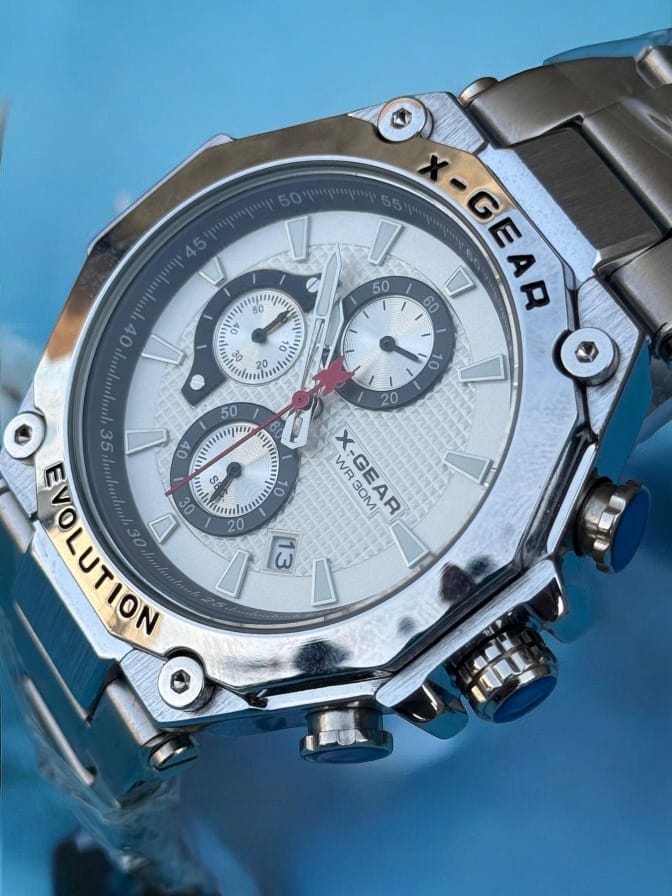 X-Gear Chronogram Men,s Watch - Stainless Steel