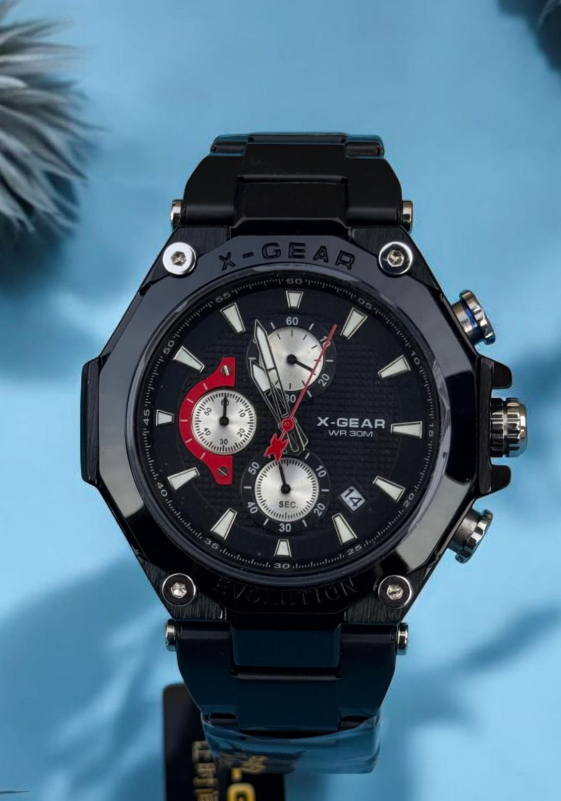 X-Gear Chronogram Men,s Watch - Stainless Steel