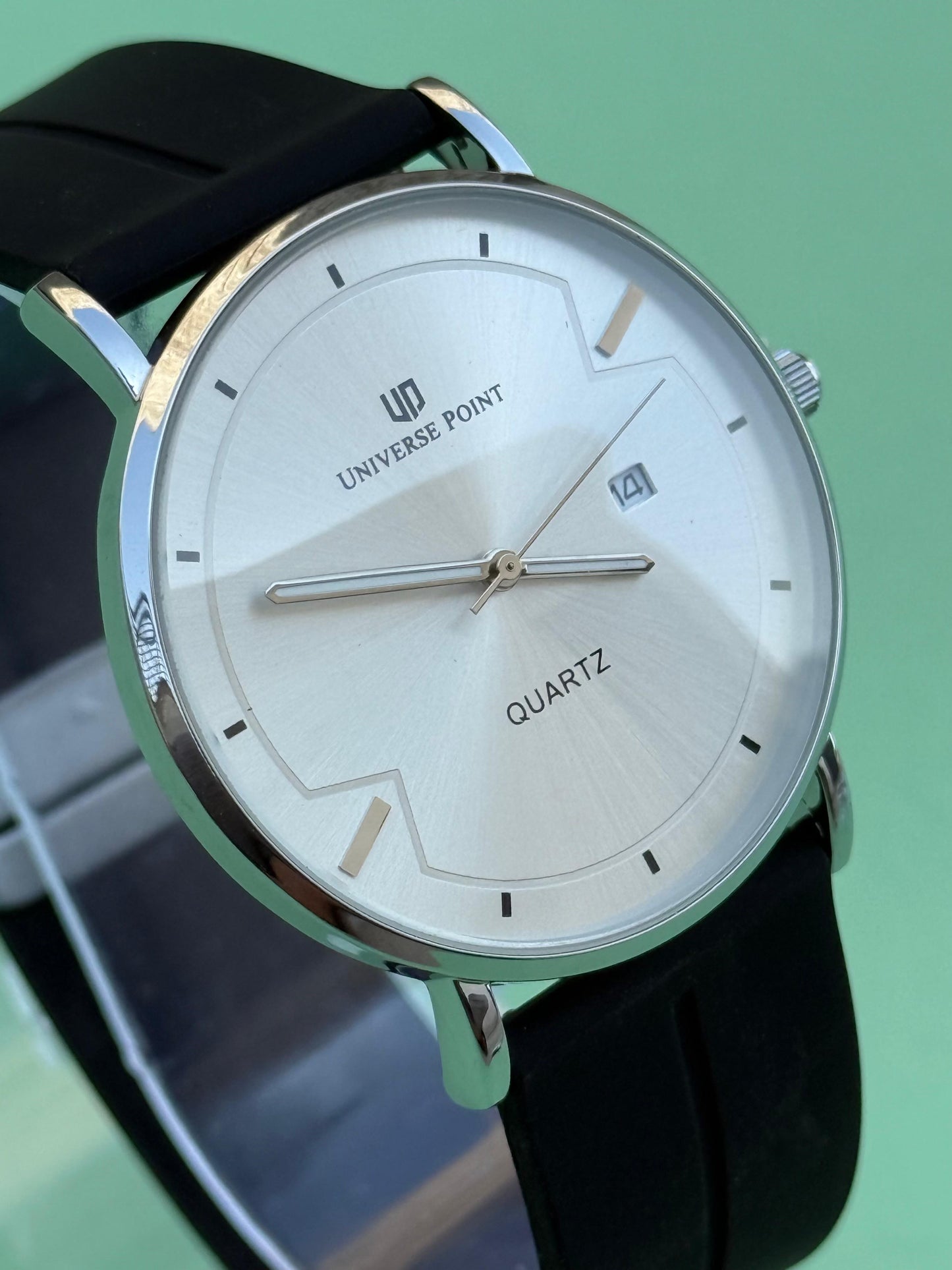Universe Point Silicon Strap Watch - Premium Thin Dial watch