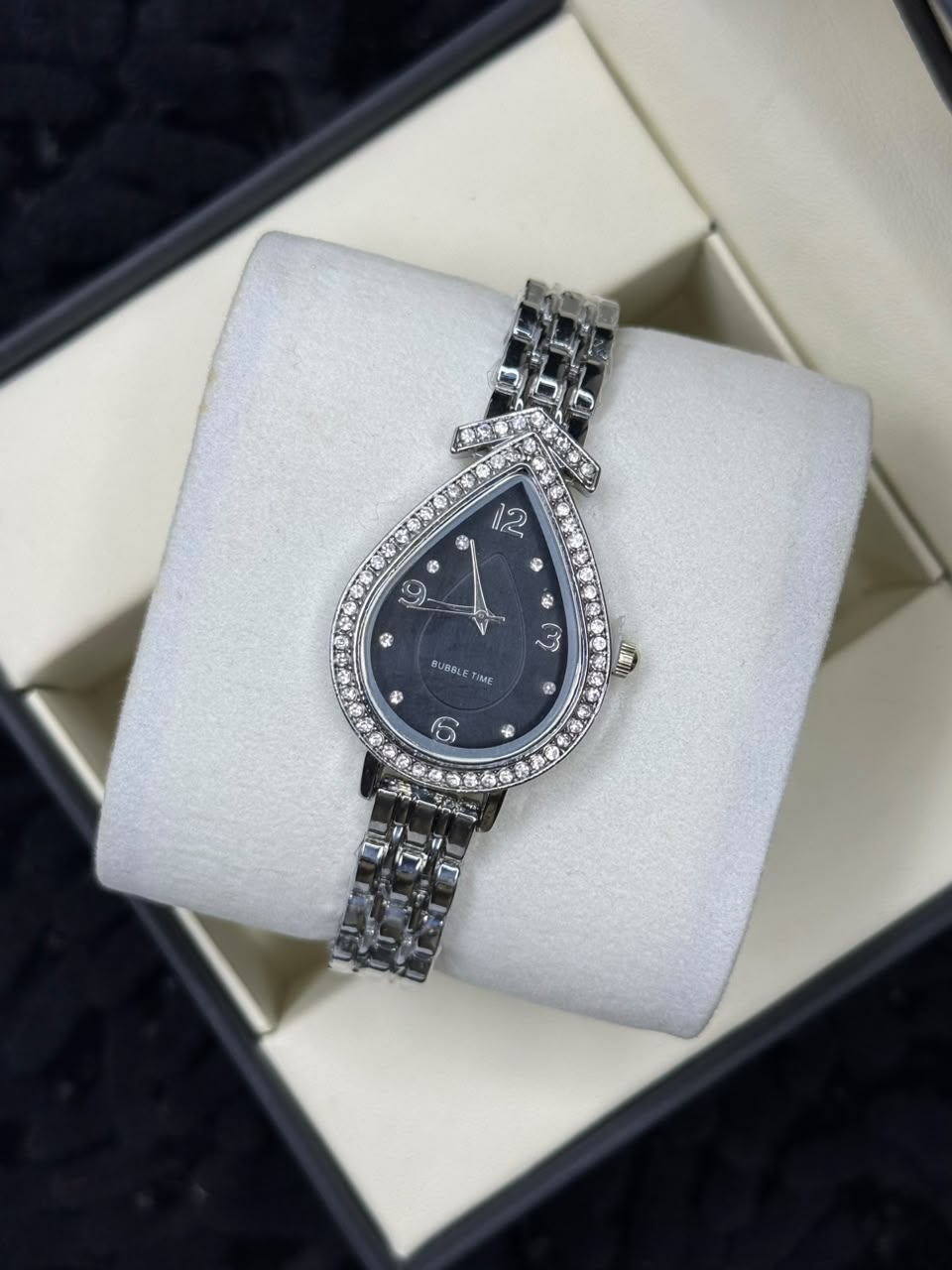 Bubble Time Teardrop Shape Ladies Watch