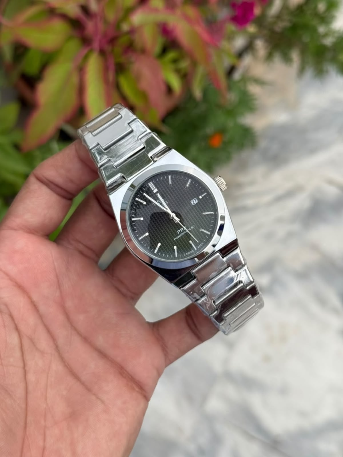 TST Semi Auto Stainless Steel Watch