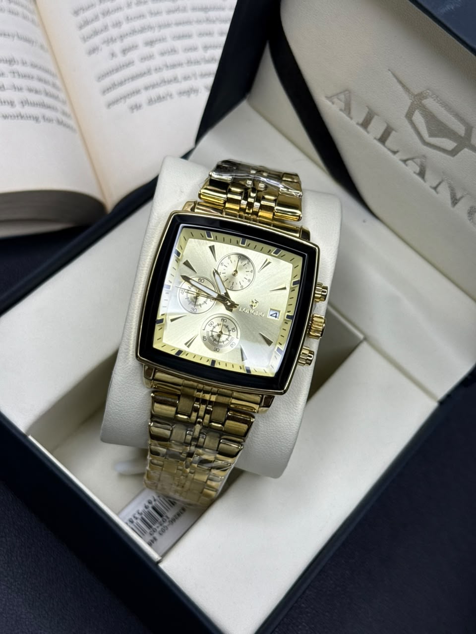 Longo Square Chrono Working Men's Watch