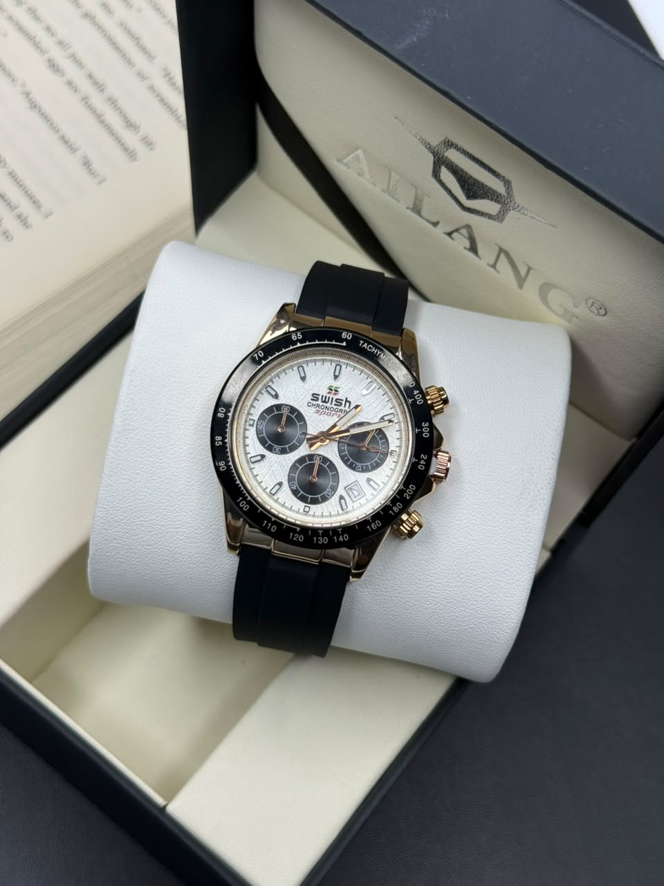 Swish Premium Metal Dial Chronograph Watch