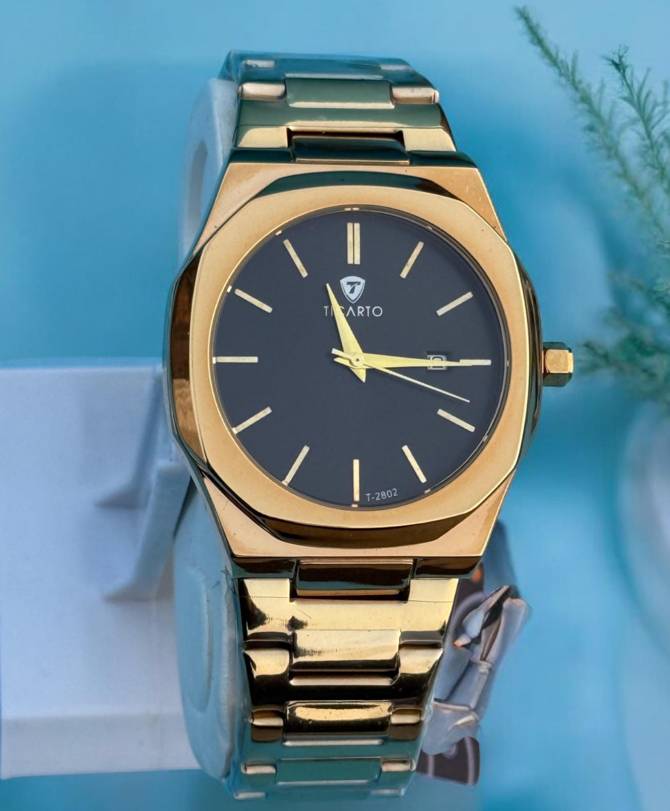 Ticarto Men's Luxury Analog Watch - Sophisticated Design & Reliable Timekeeping