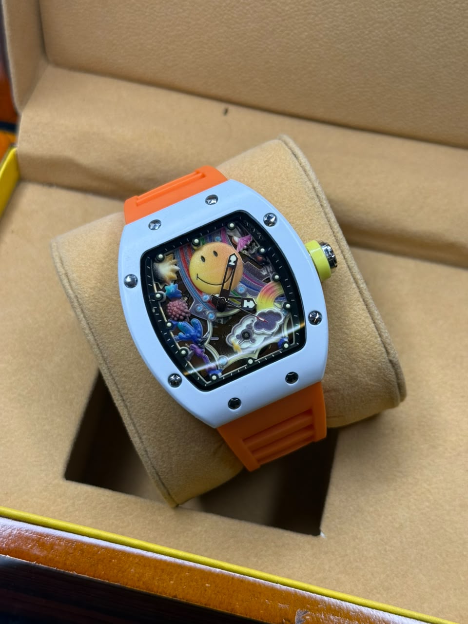 RM Smiley Men's Straps Watch