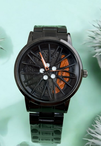 Tankre Wheel Watch Rotation Wheel - Luxury Men's Watch Stainless Steel Watch