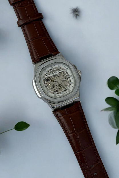 Martyn Automatic Watch – Premium Croc Straps