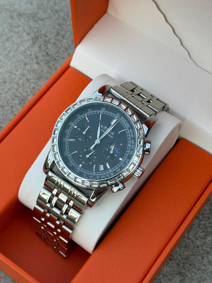 ORG Premium Stainless Steel Watch with Date Function – Waterproof & Stylish