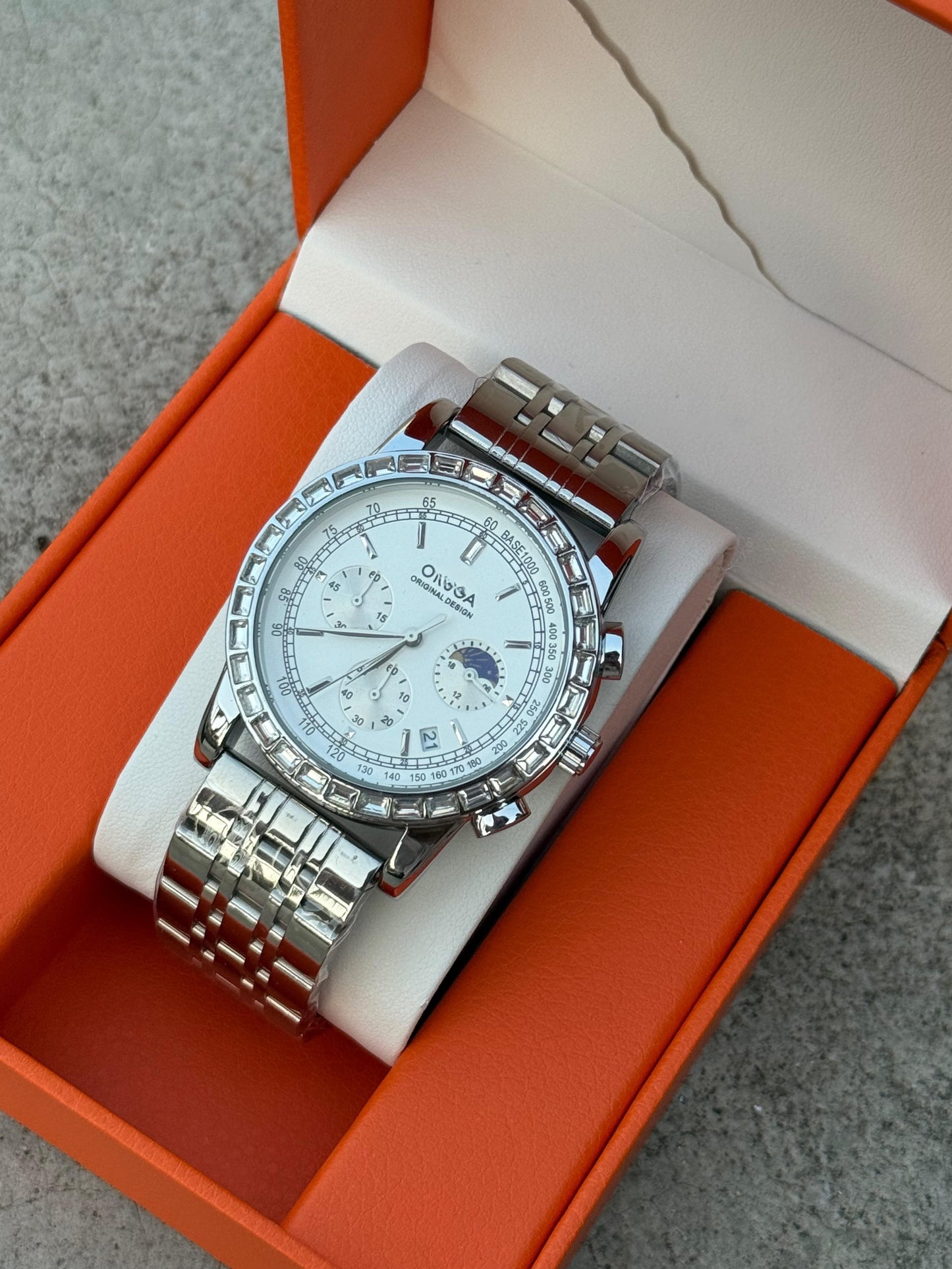 ORG Premium Stainless Steel Watch with Date Function – Waterproof & Stylish