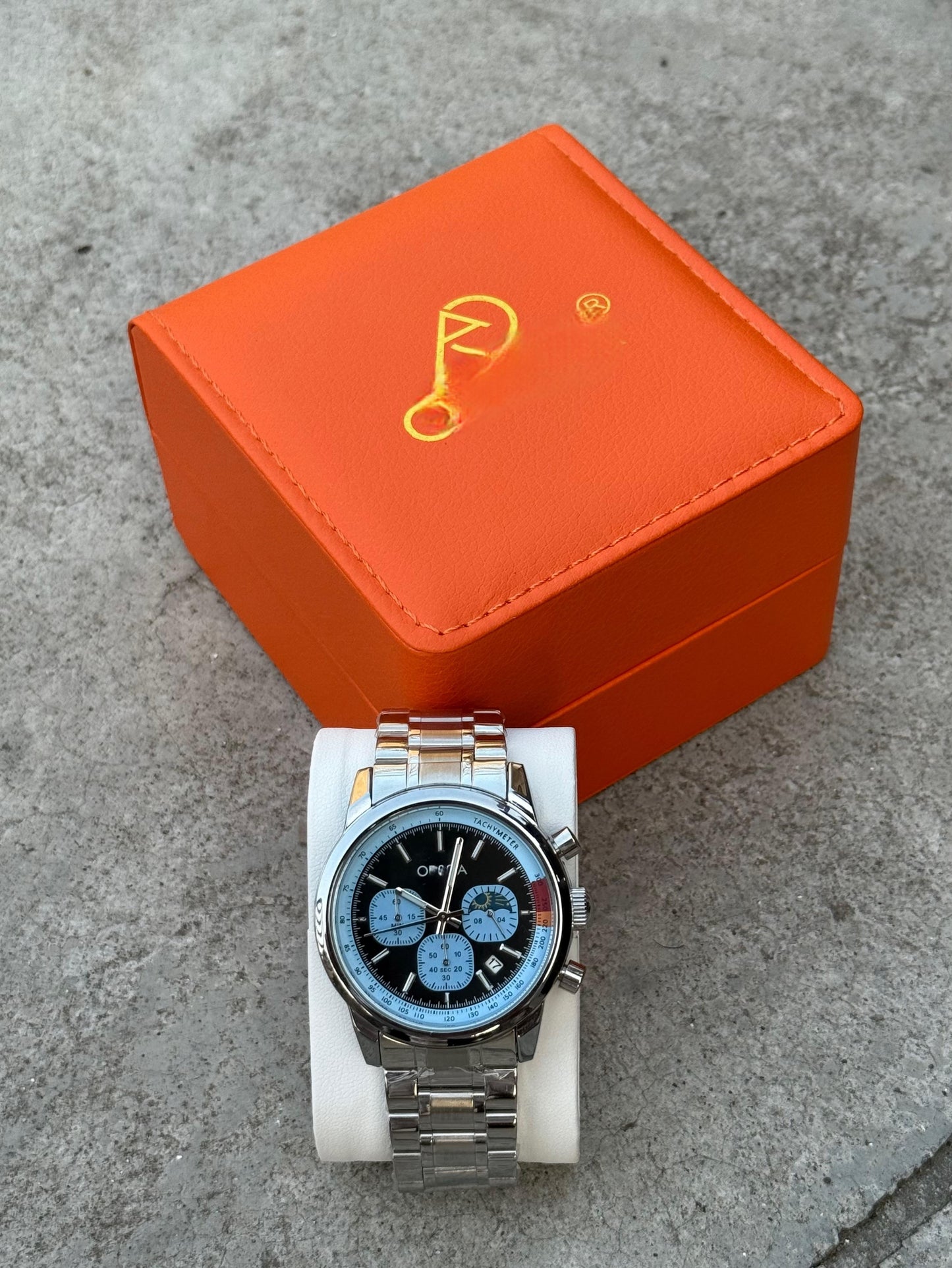 ORG Premium Stainless Steel Watch with Date Function – Waterproof & Stylish