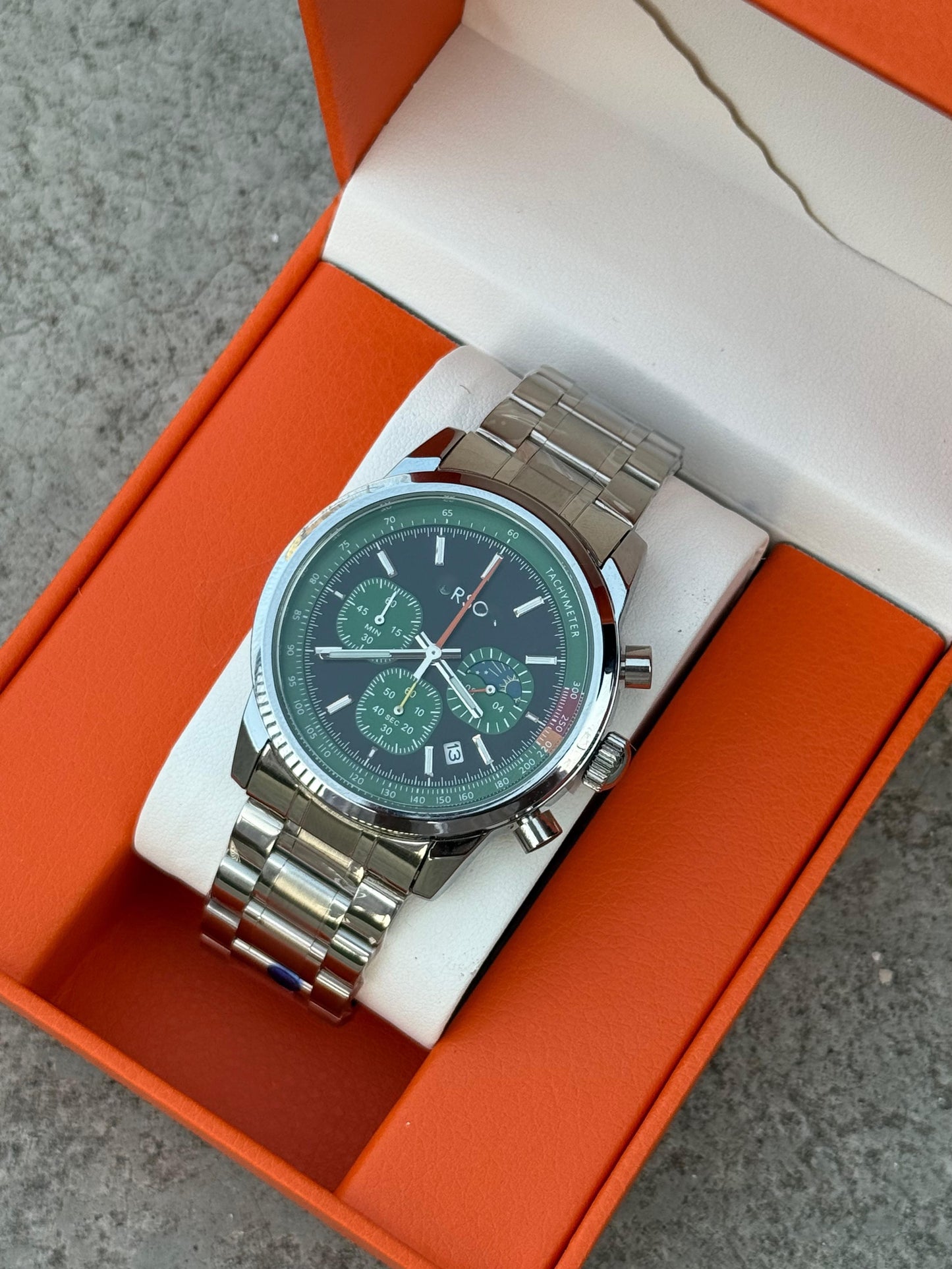 ORG Premium Stainless Steel Watch with Date Function – Waterproof & Stylish