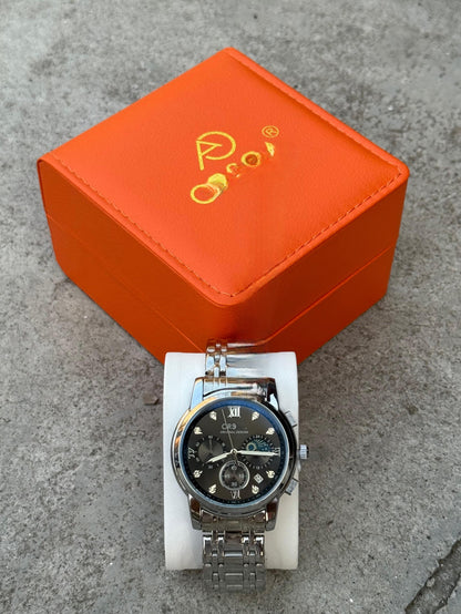 ORG Premium Stainless Steel Watch with Date Function – Waterproof & Stylish