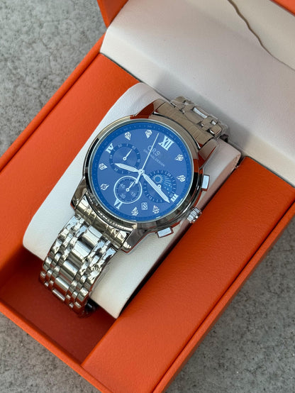 ORG Premium Stainless Steel Watch with Date Function – Waterproof & Stylish