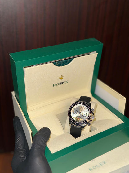 RLX Silicone Strap Watch with Automatic Movement