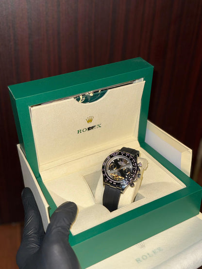 RLX Silicone Strap Watch with Automatic Movement