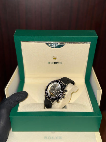 RLX Silicone Strap Watch with Automatic Movement