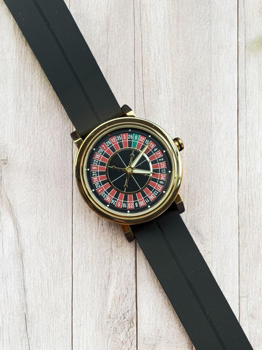 Rotatating Dial Watch - Premium Silicon Straps With Magnetic Lock