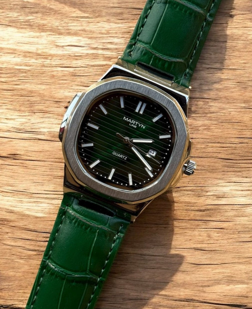 Matturi Sleek Steel Dial Watch
