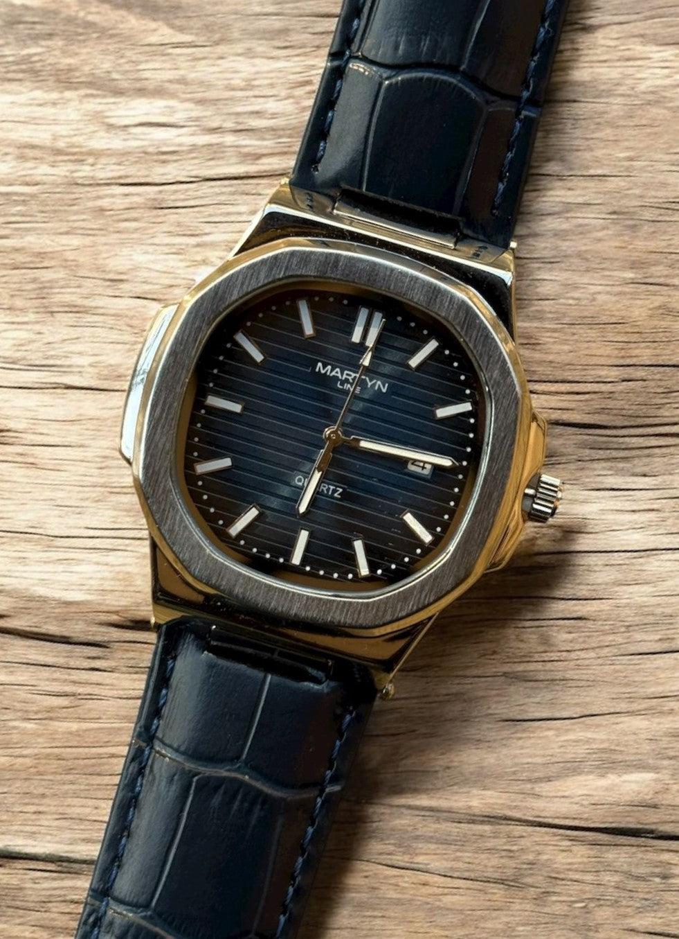 Matturi Sleek Steel Dial Watch