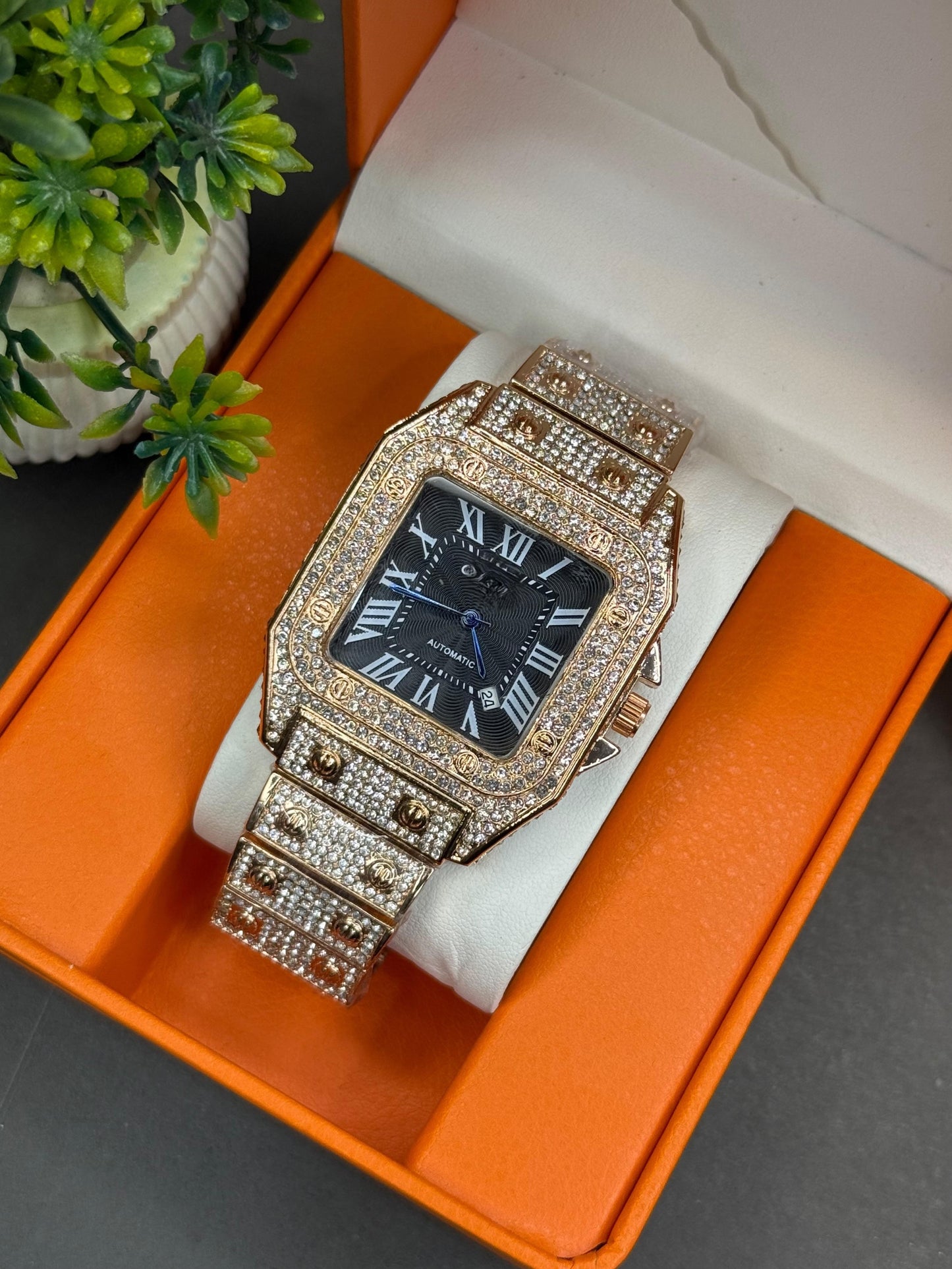 Luxury Weight Watch with Lasting Stones