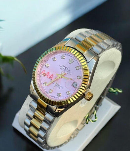 Rolex Women's Luxury Watch - Elegant Stainless Steel Timepiece