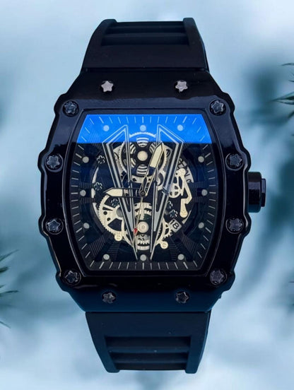 Richard Mille Premium Rubber Strap Watch - Royal Elegance