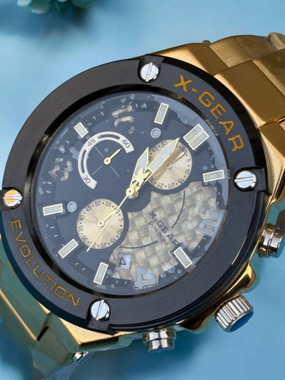 X-Gear Chronogram Men,s Watch - Stainless Steel