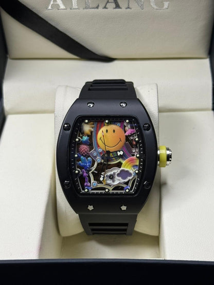 R-M Smiley Inspired Men,s Watch