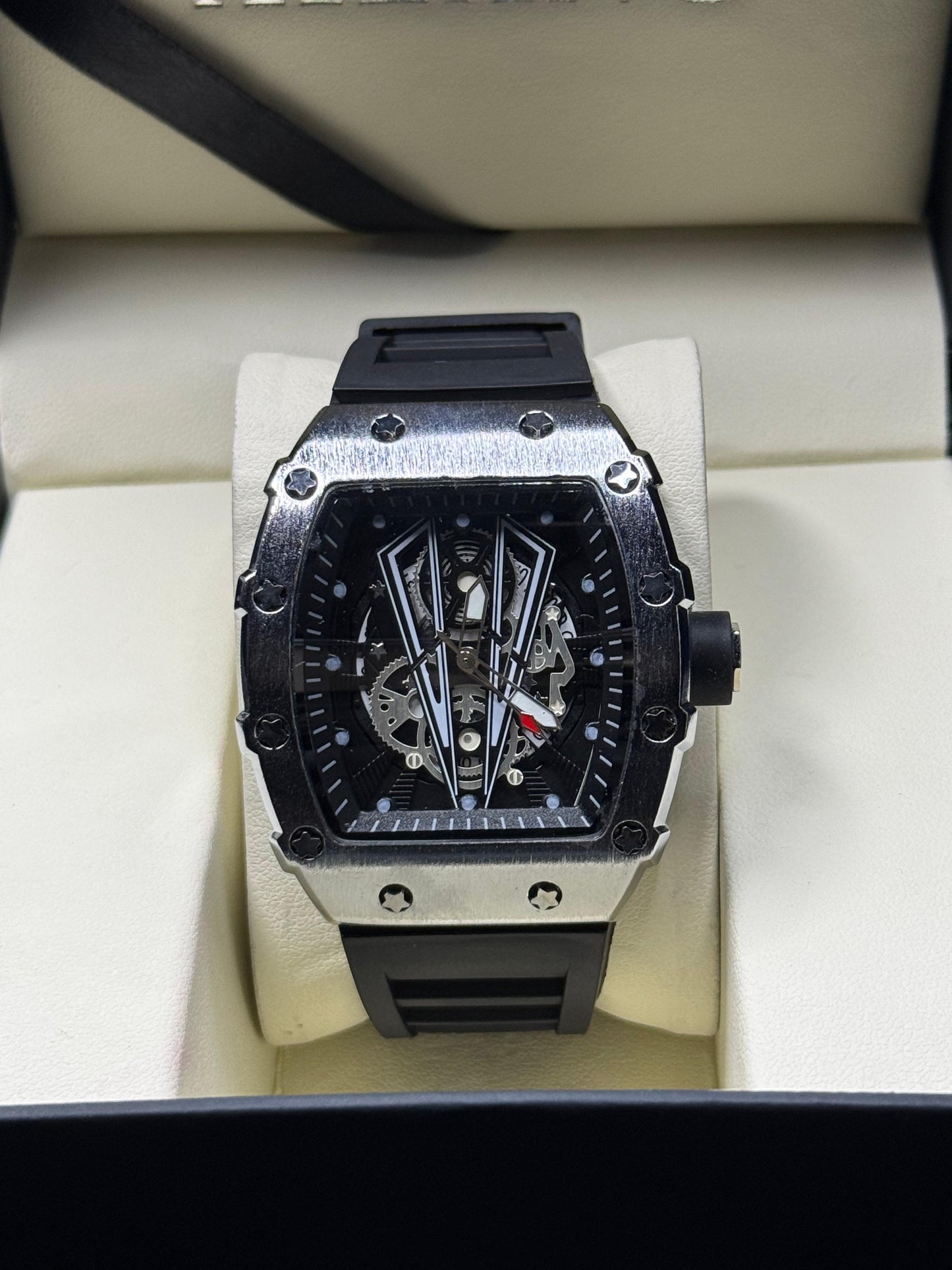 RM Inspired Aujla Watch With Metal Dial