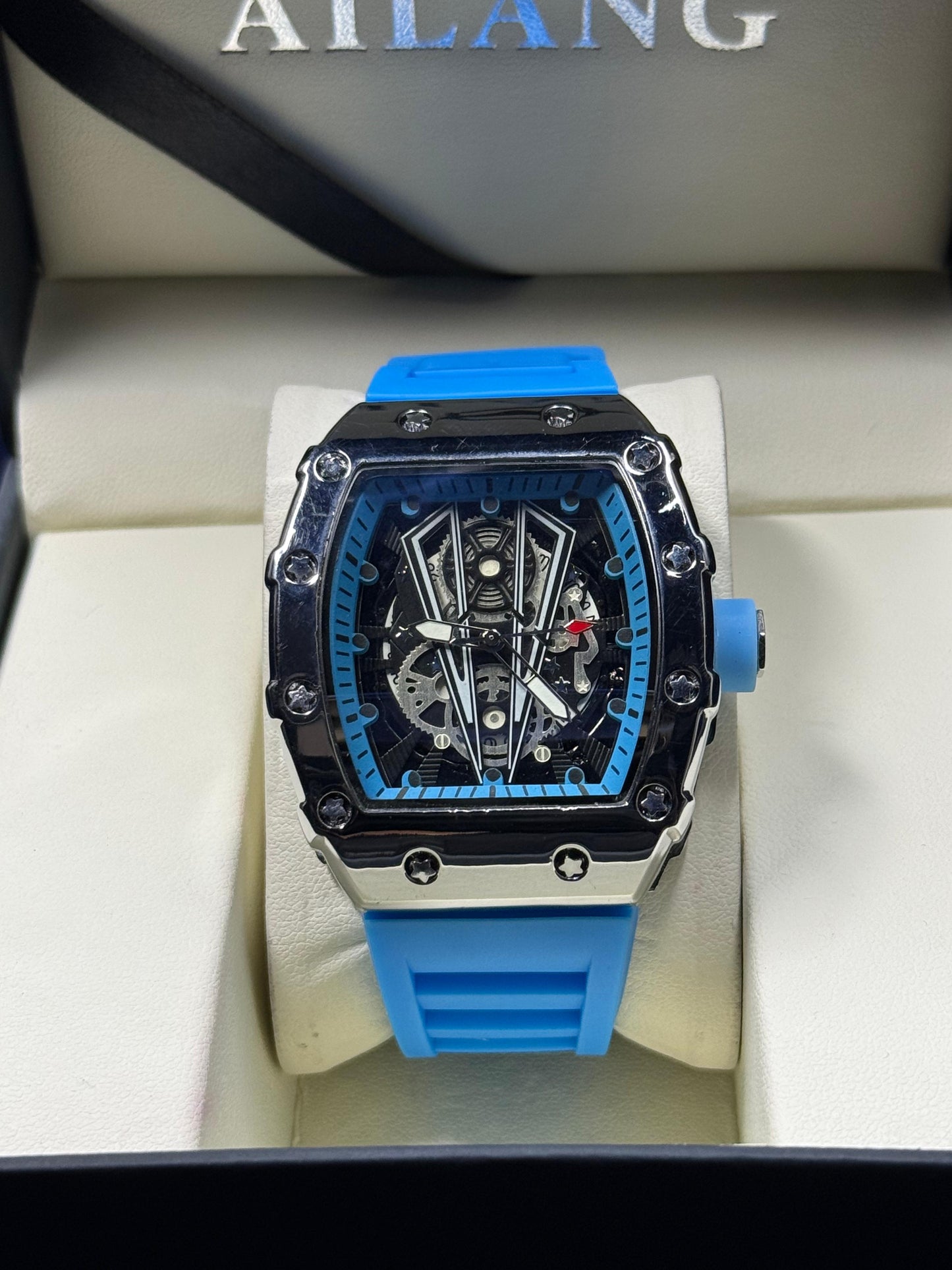 RM Inspired Aujla Watch With Metal Dial