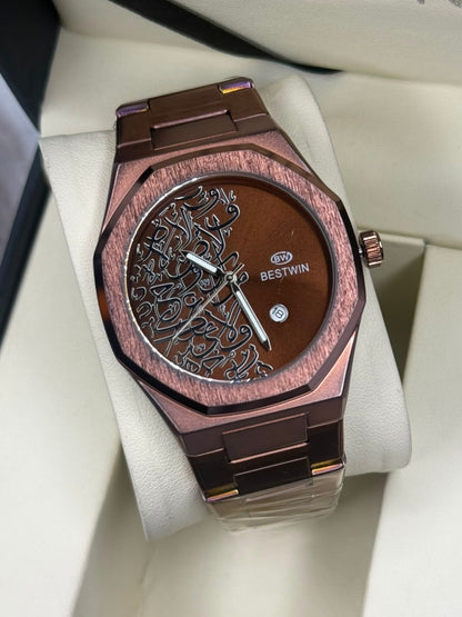 Bestwin - Arabic Numerals Engraved Dial