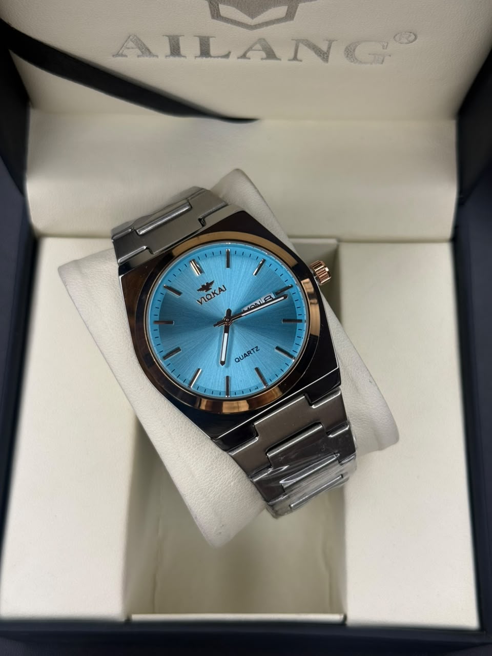 Viokai Stainless Steel Men,s analogue Watch