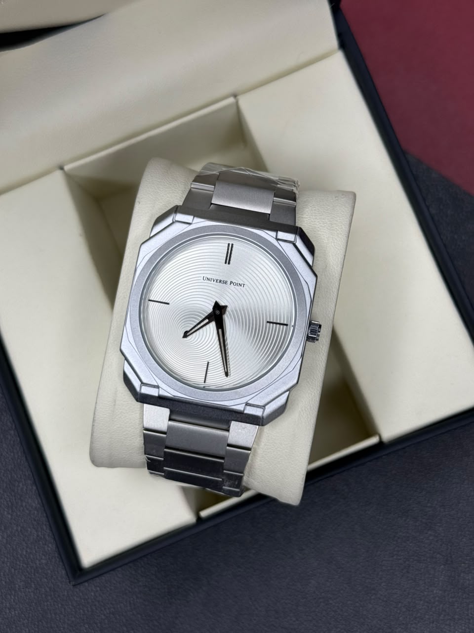 Universe Point - Slim Stainless Steel Men,s Watch