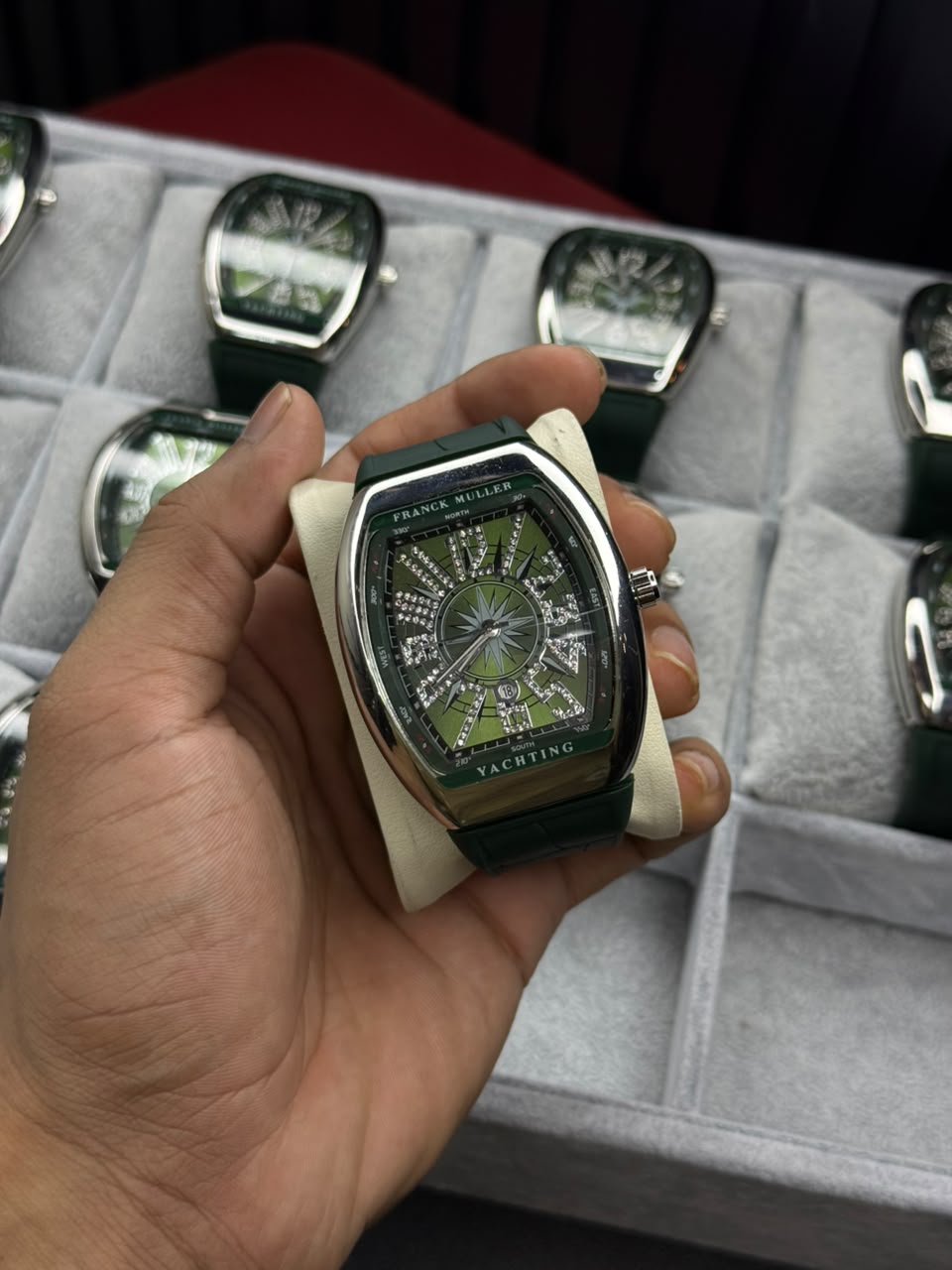 FM Straps Watch - Stones Engraved on Numerics