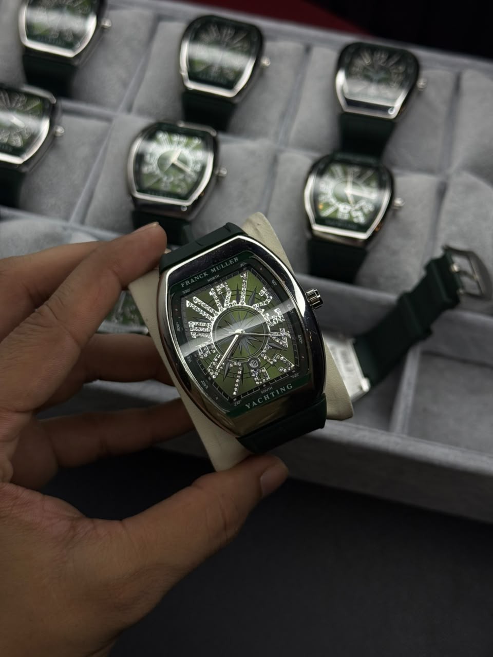 FM Straps Watch - Stones Engraved on Numerics