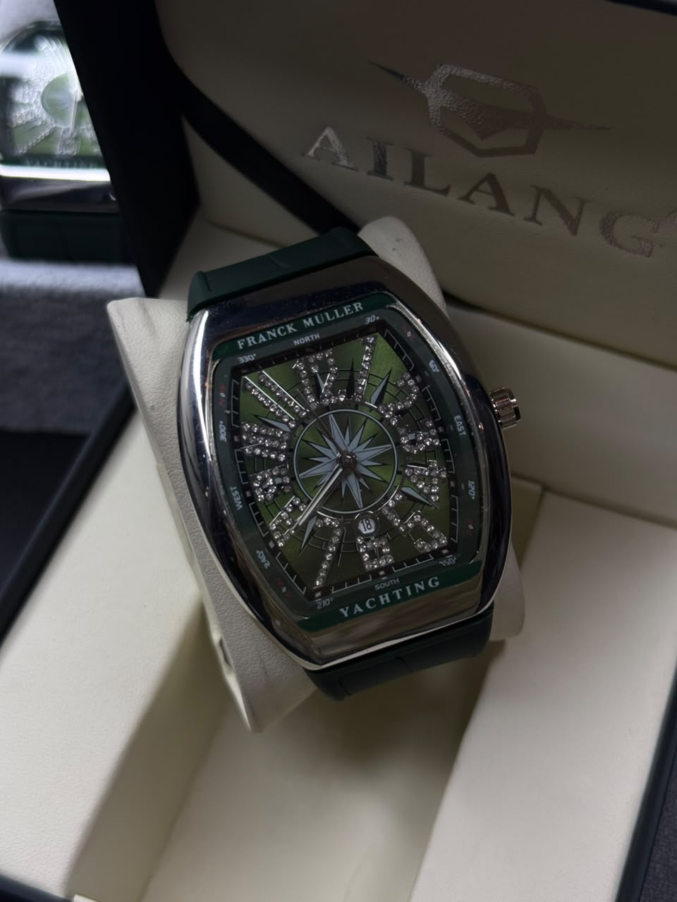 FM Straps Watch - Stones Engraved on Numerics