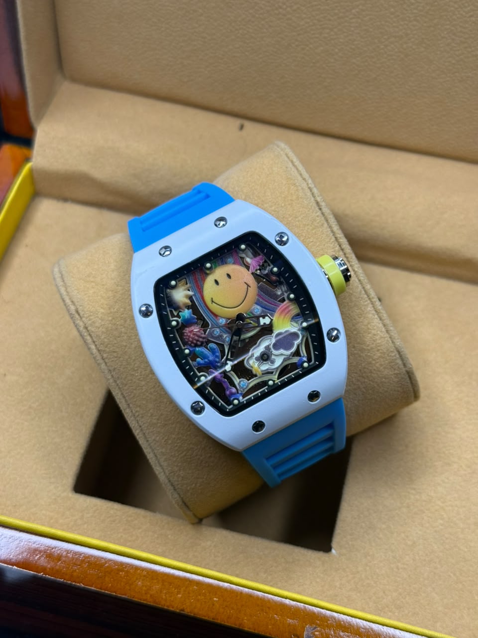 RM Smiley Men's Straps Watch
