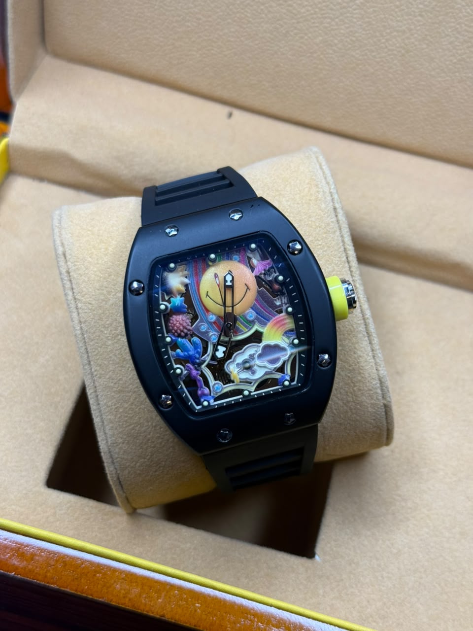 RM Smiley Men's Straps Watch