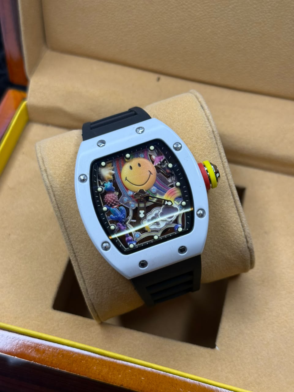 RM Smiley Men's Straps Watch