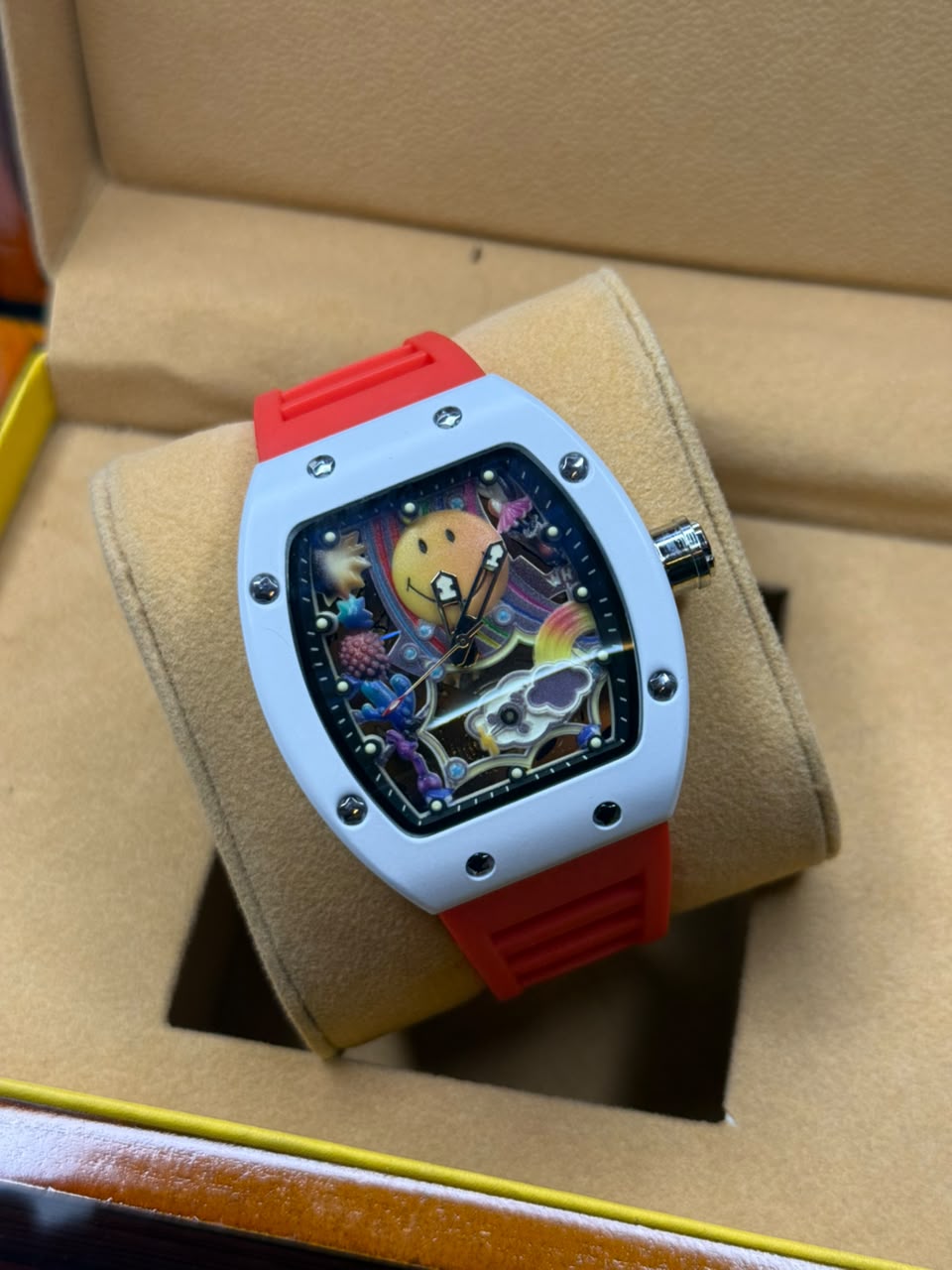 RM Smiley Men's Straps Watch