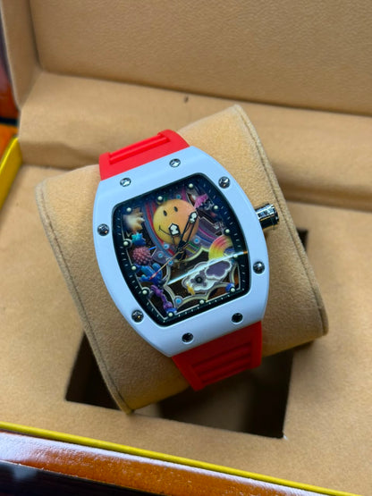 RM Smiley Men's Straps Watch